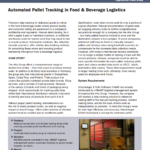 pallette tracking in food and beverage logistics