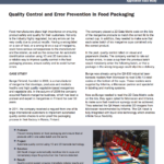 error prevention food packaging processes